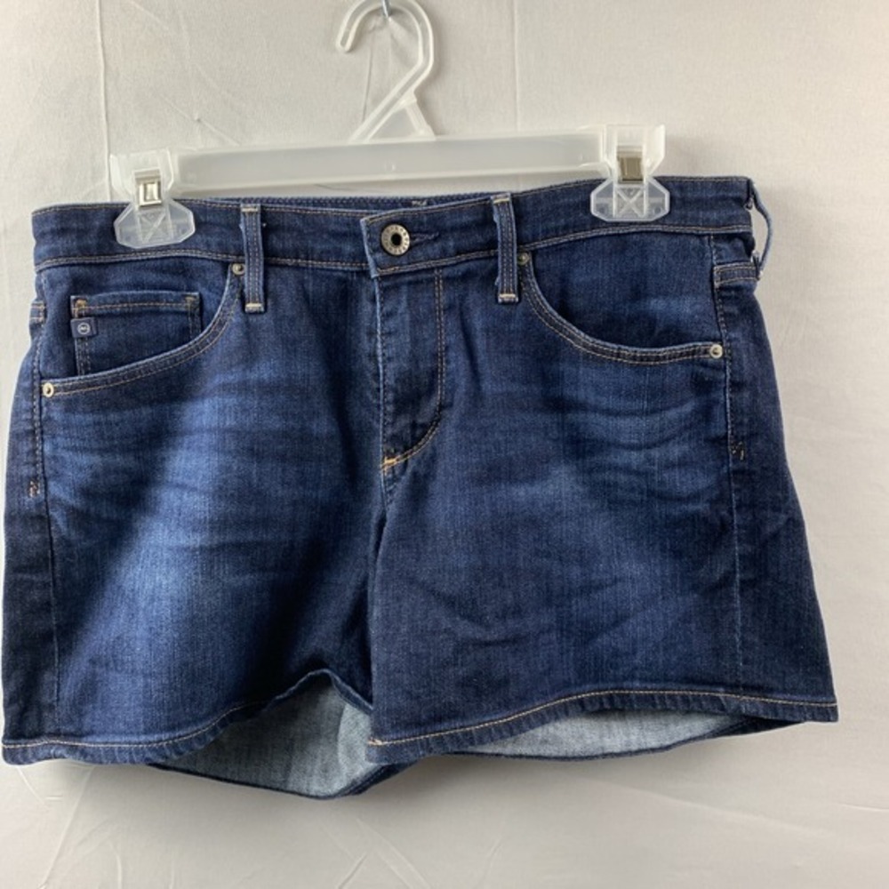 Adriano Goldschmied The Stevie Short‎ Slim Short Blue Jean Dark Denim Wash 27